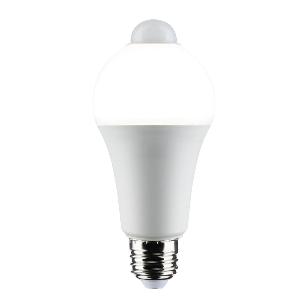 A19 LED Bulb with Motion Sensor - 12W 1050 Lumens 3000K Warm White - E26 Medium Base Frosted Finish - Ideal for Porch, Garage, Hallway & Outdoor Lighting