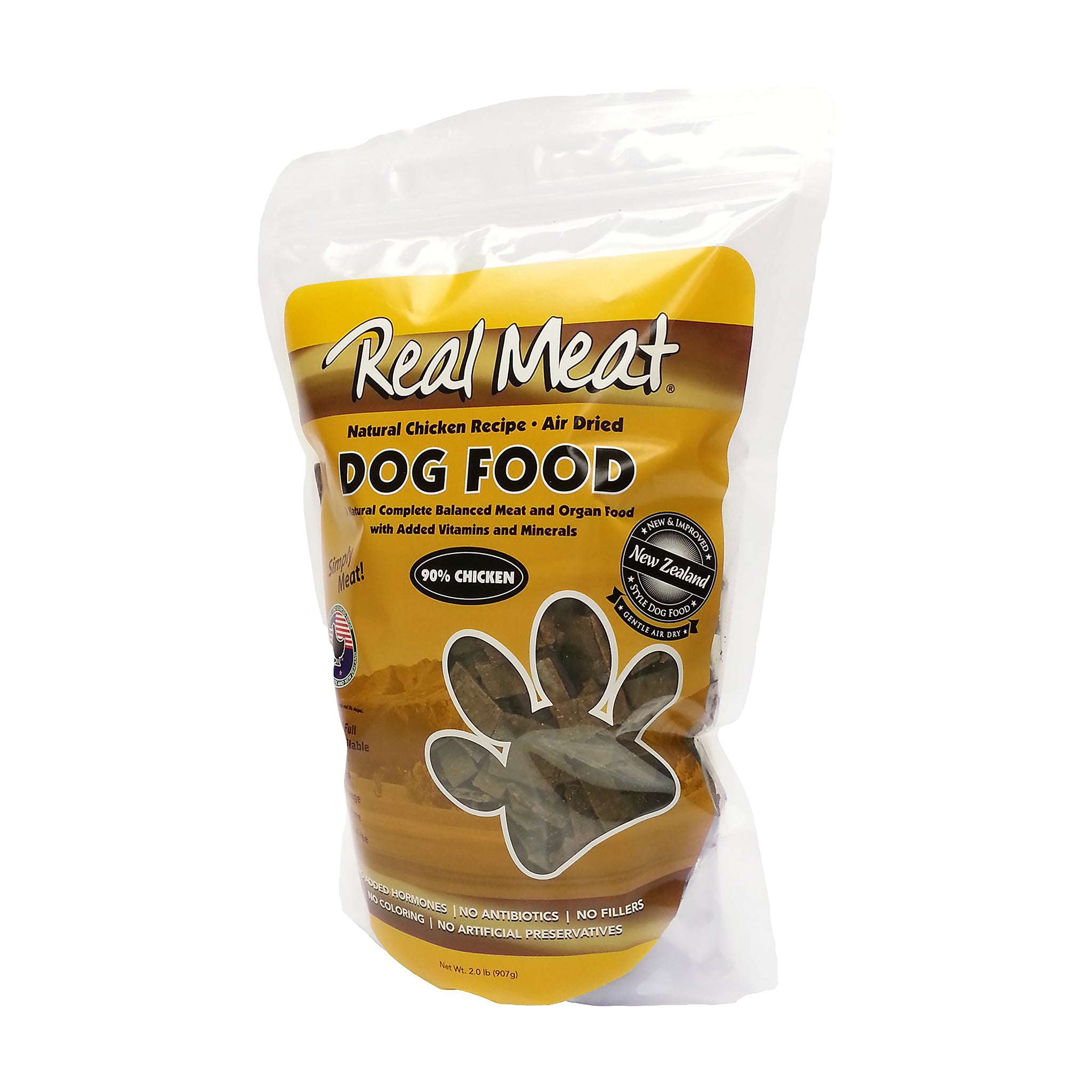 Premium Air-Dried Chicken Dog Food - All-Natural Real Meat Treats for Training, Rewards & Healthy Snacking | High-Protein, Grain-Free & Made in USA