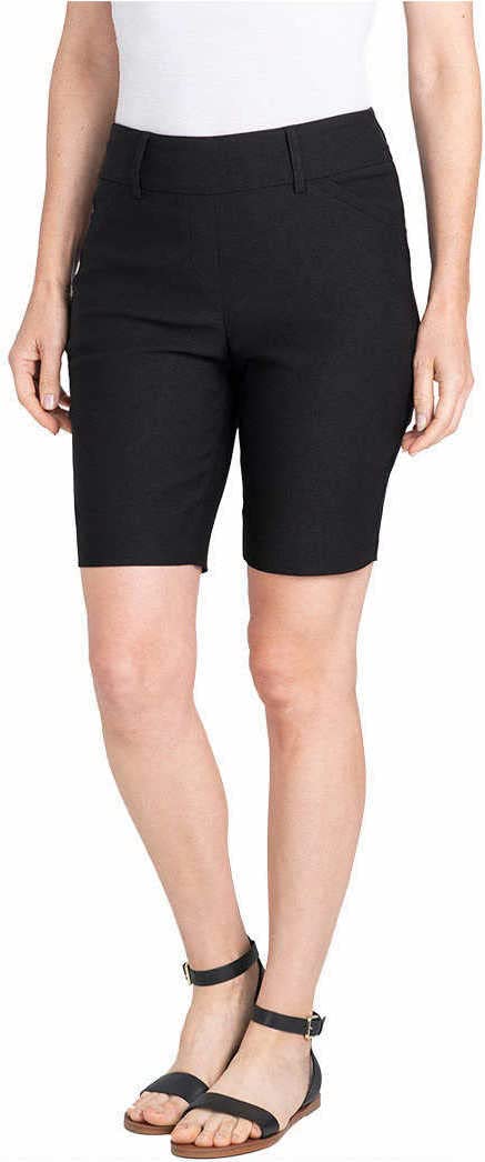 Hilary Radley Women's Bermuda Shorts - Pull-On Midweight for Casual Wear