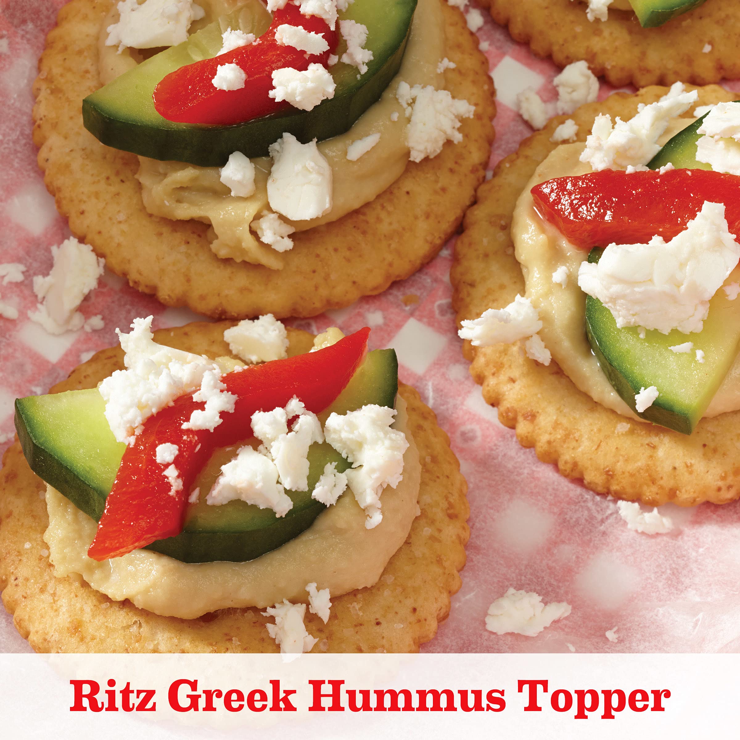 RITZ Whole Wheat Crackers - Healthy Snacks for Kids & Adults - Perfect for Lunch Boxes, School Snacks & Office Breaks - 12.9 oz Pack