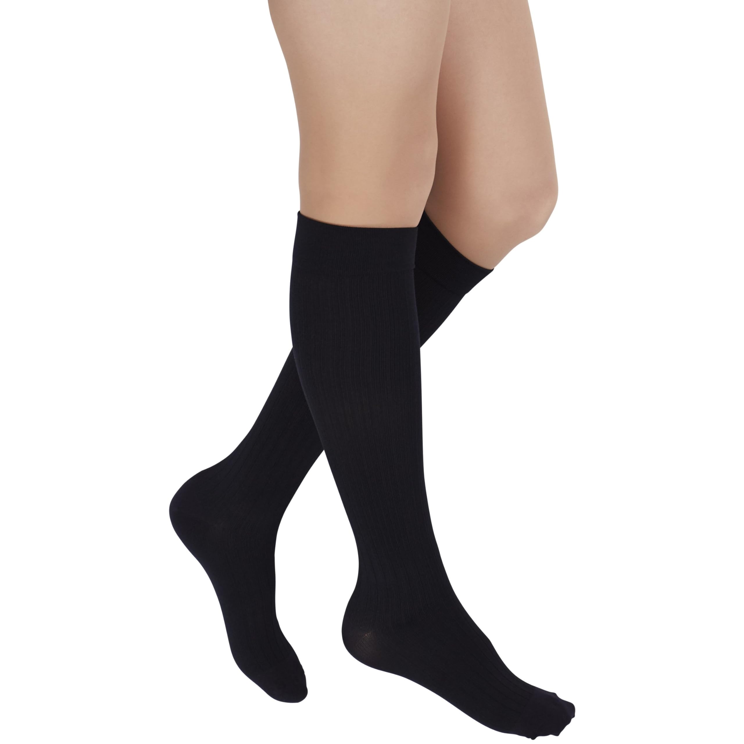 Freedom 20-30 mmHg Knee High Compression Socks for Men & Women - Improve Circulation & Reduce Swelling - Perfect for Running, Travel & Long Work Shifts