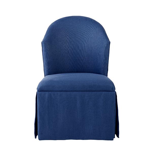 Elisabeth Dining Chair - Modern Wooden Dining Room Chair with Upholstered Seat - Perfect for Kitchen, Dining Room, and Home Office Use