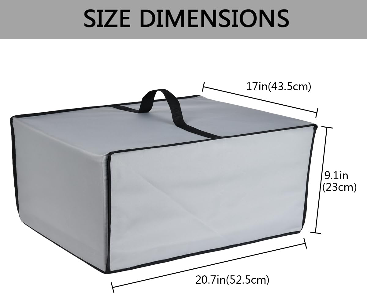 Heavy Duty Anti-Static Waterproof Printer Cover - Dustproof & Heat-resistant Protective Case for HP Smart Tank Plus 651/ENVY Inspire 7955e Wireless All-in-One Printers (Grey) - Perfect for Home Office & Workspace Protection