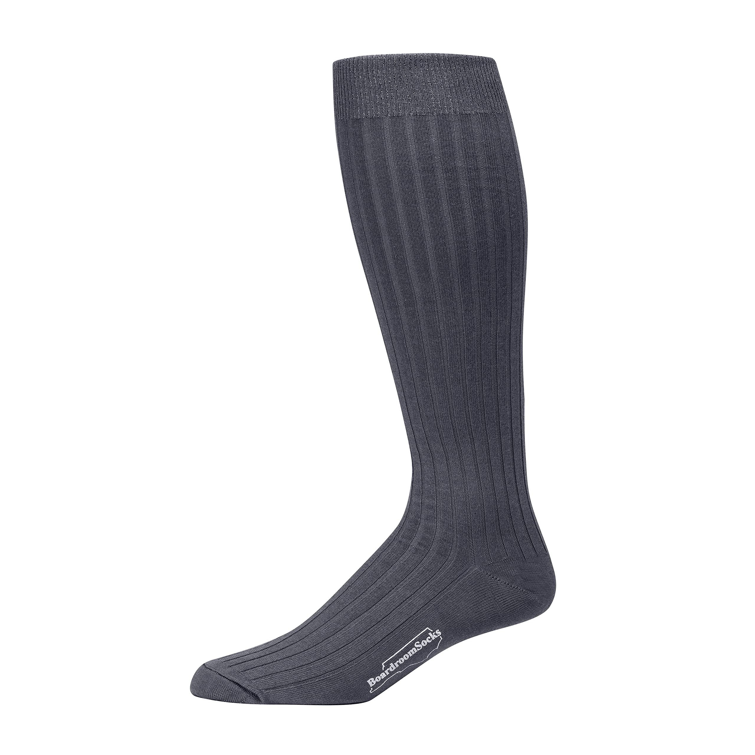 Premium Cotton Dress Socks for Men - Breathable Knee-High Business Socks | Formal Over-the-Calf Dress Socks by Boardroom Socks | Perfect for Office, Weddings & Professional Occasions