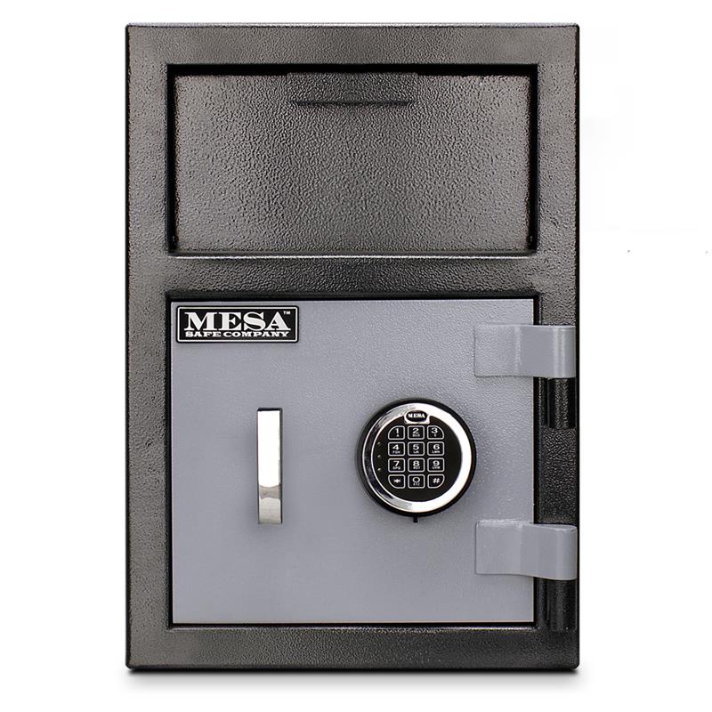 Mesa MFL2014E Electronic Lock Depository Safe - Secure Cash & Valuables for Home, Office, or Retail Use