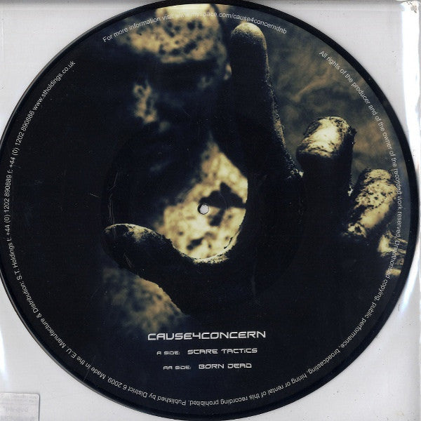 Cause 4 Concern Scare Tactics / Born Dead Vinyl Record - Limited Edition Punk Hardcore Music - Perfect for Punk Collectors & Hardcore Music Enthusiasts - Great for Home Listening & Music Collections