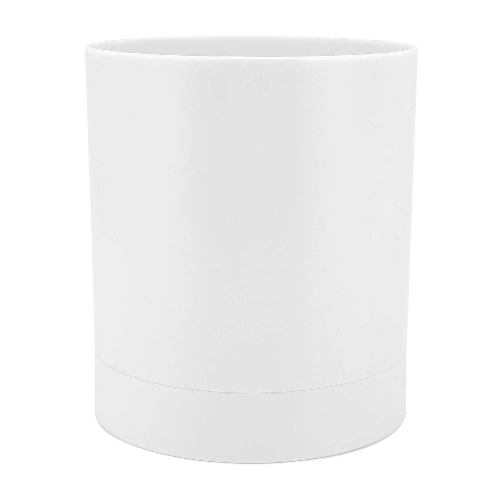 360° Rotatable Utensil Holder - White Chopstick Basket & Tableware Storage Container for Kitchen Organization | Perfect for Home, Restaurant, and Office Use