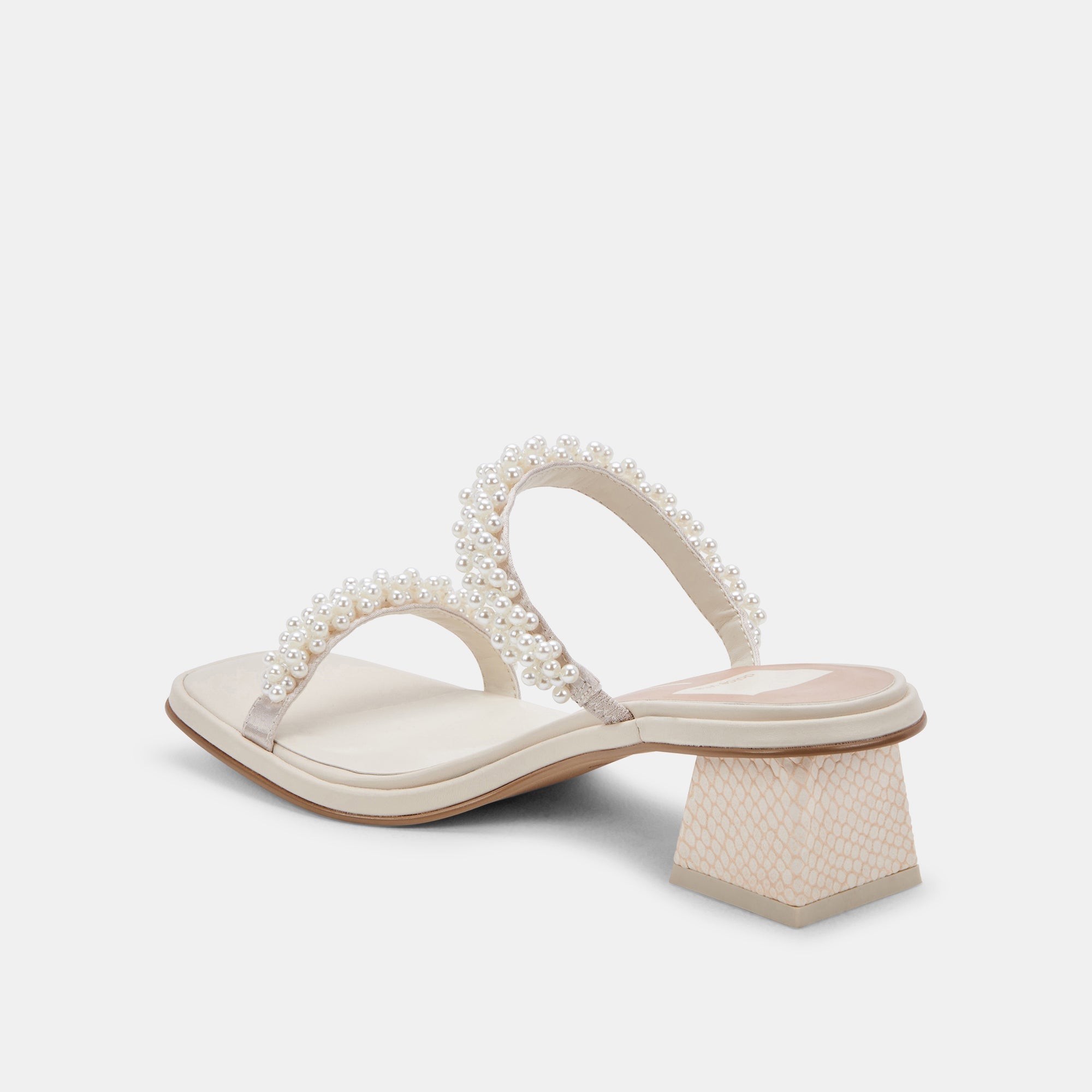 Vanilla Pearl High Heels by RIVER PEARL | Elegant Women's Dress Shoes for Weddings, Parties & Special Occasions | Comfortable & Stylish by re:vita