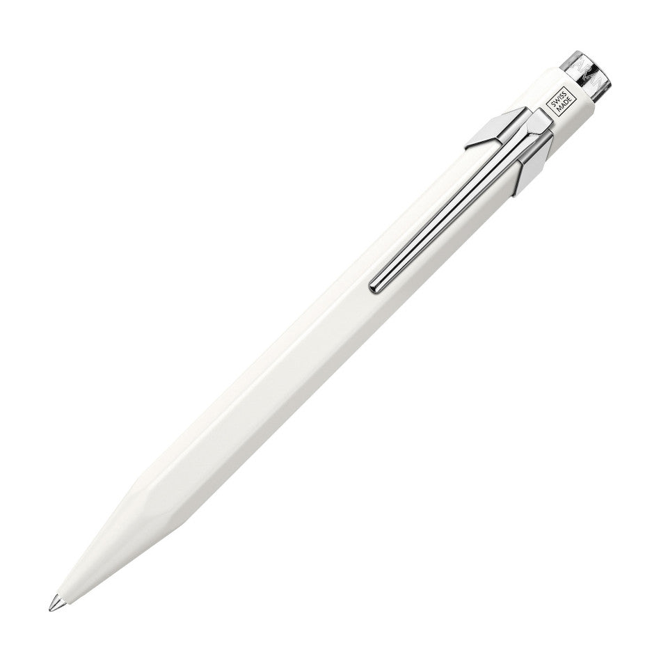 Caran d'Ache 849 Rollerball Pen - Premium White Ballpoint Pen for Smooth Writing | Perfect for Office, School & Gift Giving