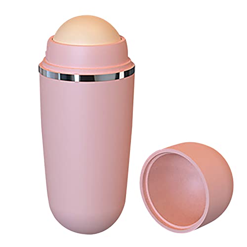 Oil Absorbing Volcanic Stone Roller - Reusable Portable Facial Roller for Oily Skin Control, Excess Oil Removal & Shine Reduction | Perfect for On-the-Go Oil Control & Relaxing Facial Massage at Home, Office or Travel