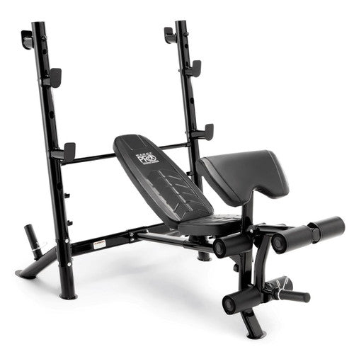 Marcy PM 5153 Olympic Weight Bench - Mid-Size Adjustable Home Gym Equipment for Strength Training & Workouts - Perfect for Home Gym, Garage, or Fitness Studio