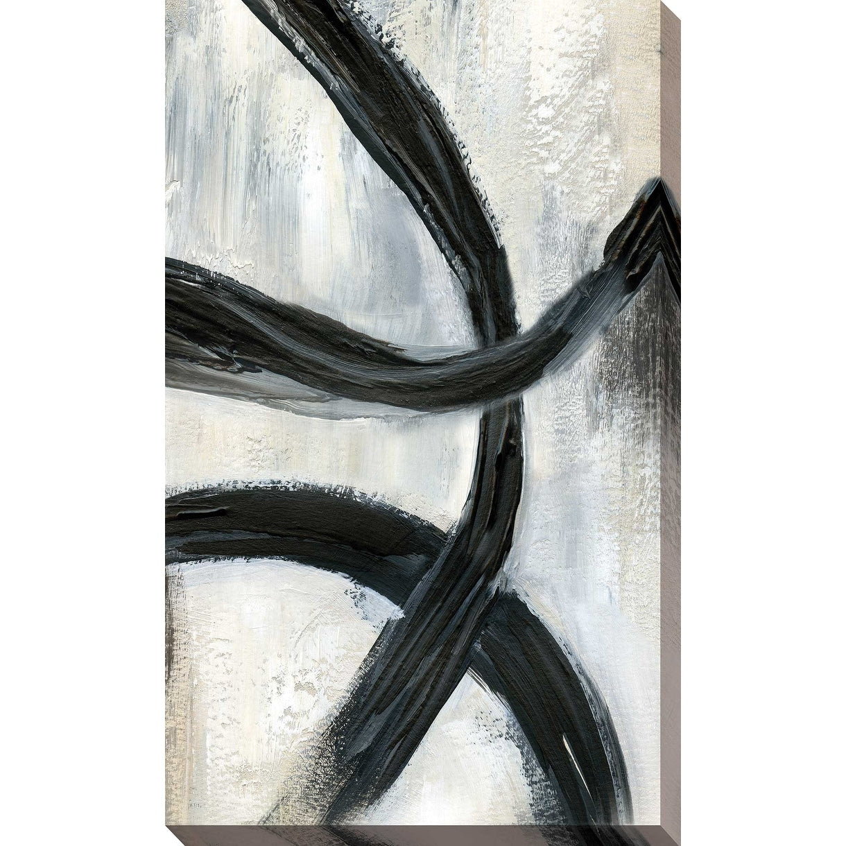 Abstract Rings II by Nan - Modern Art Canvas Print for Home & Office Decor - Perfect for Living Room, Bedroom, or Gallery Wall Display