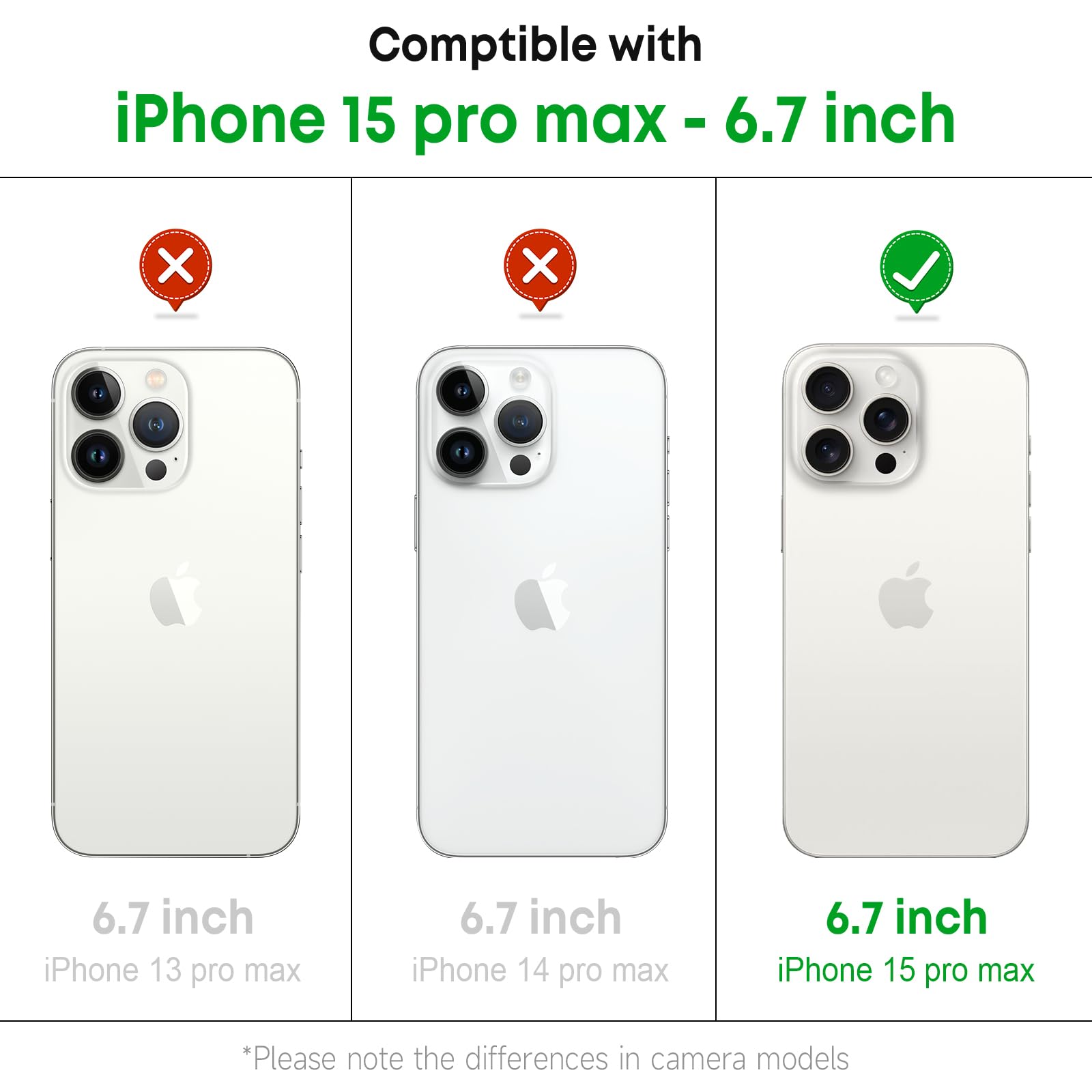 iPhone 15 Pro Max Clear Transparent Shockproof Phone Case with Adjustable Crossbody Strap - Anti-Drop Protective Cover with Neck Lanyard for Women, Perfect for Summer Travel & Outdoor Activities