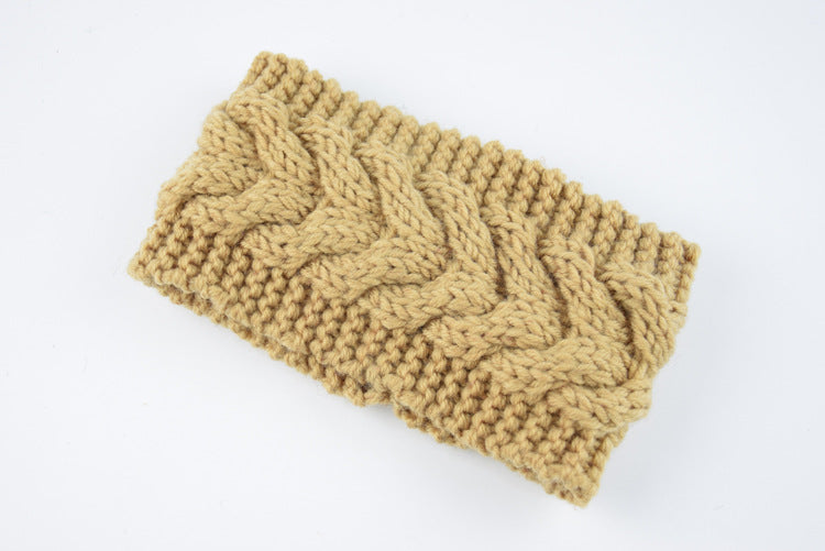 Warm Acrylic Thick Wool Knitted Headband for Women - Winter Fashion Hair Accessories - Perfect for Outdoor Activities & Cold Weather
