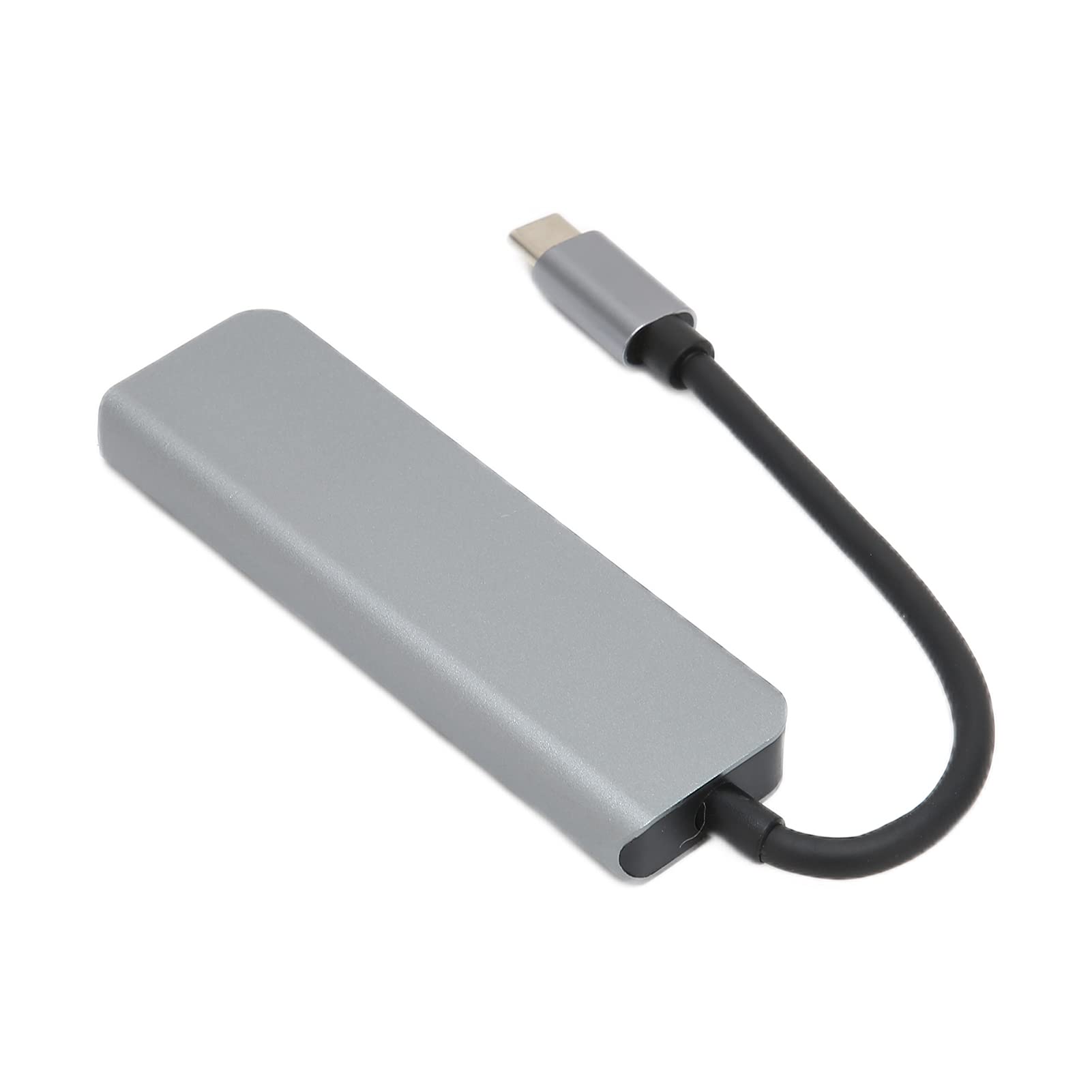 USB C Hub Adapter, 6-in-1 Type C Docking Station with 4K HDMI, USB 3.0 Ports, SD/TF Card Reader - Fast Data Transfer for MacBook Pro/Air, Dell XPS, HP Laptops - Perfect for Home Office, Travel & Video Conferencing
