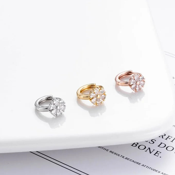 18K Gold Heart Huggie Earrings for Women - Minimalist Hoop Earrings for Everyday Wear | Perfect for Gifts, Date Nights & Special Occasions | HSPJ417