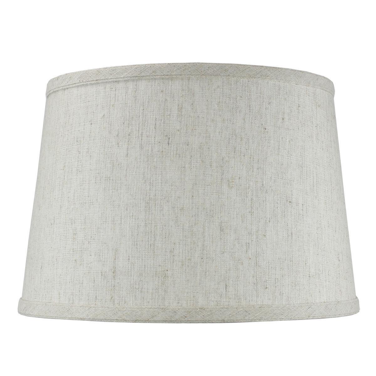 12W Plug-In Pendant Light with Textured Oatmeal Shade & White Cord - Perfect for Kitchen Island, Dining Room, or Bedroom Lighting