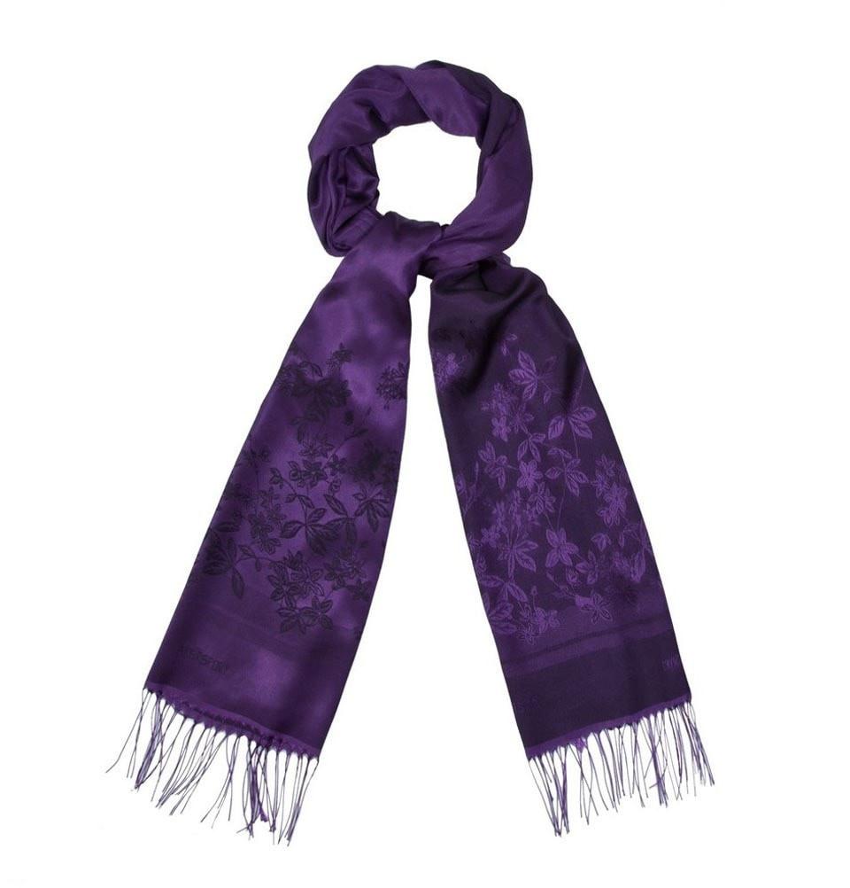 Aker Reversible Floral Jacquard Shawl Wrap - Lightweight Womens Scarf for Fall & Winter - Elegant Fashion Accessory for Parties, Weddings & Office Wear