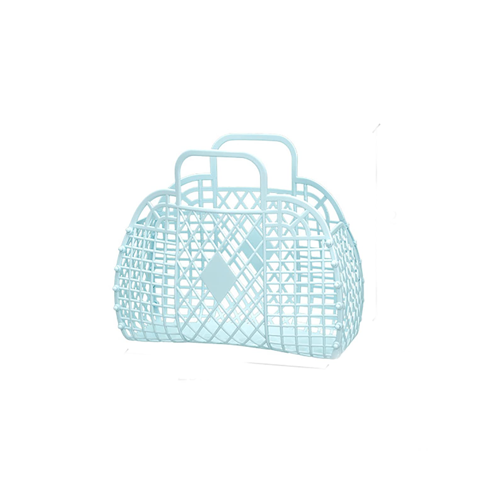 Personalized DIY Jelly Beach Bag for Kids - Waterproof Plastic Tote Basket for Boys & Girls - Perfect for Pool, Beach Trips & Summer Outings