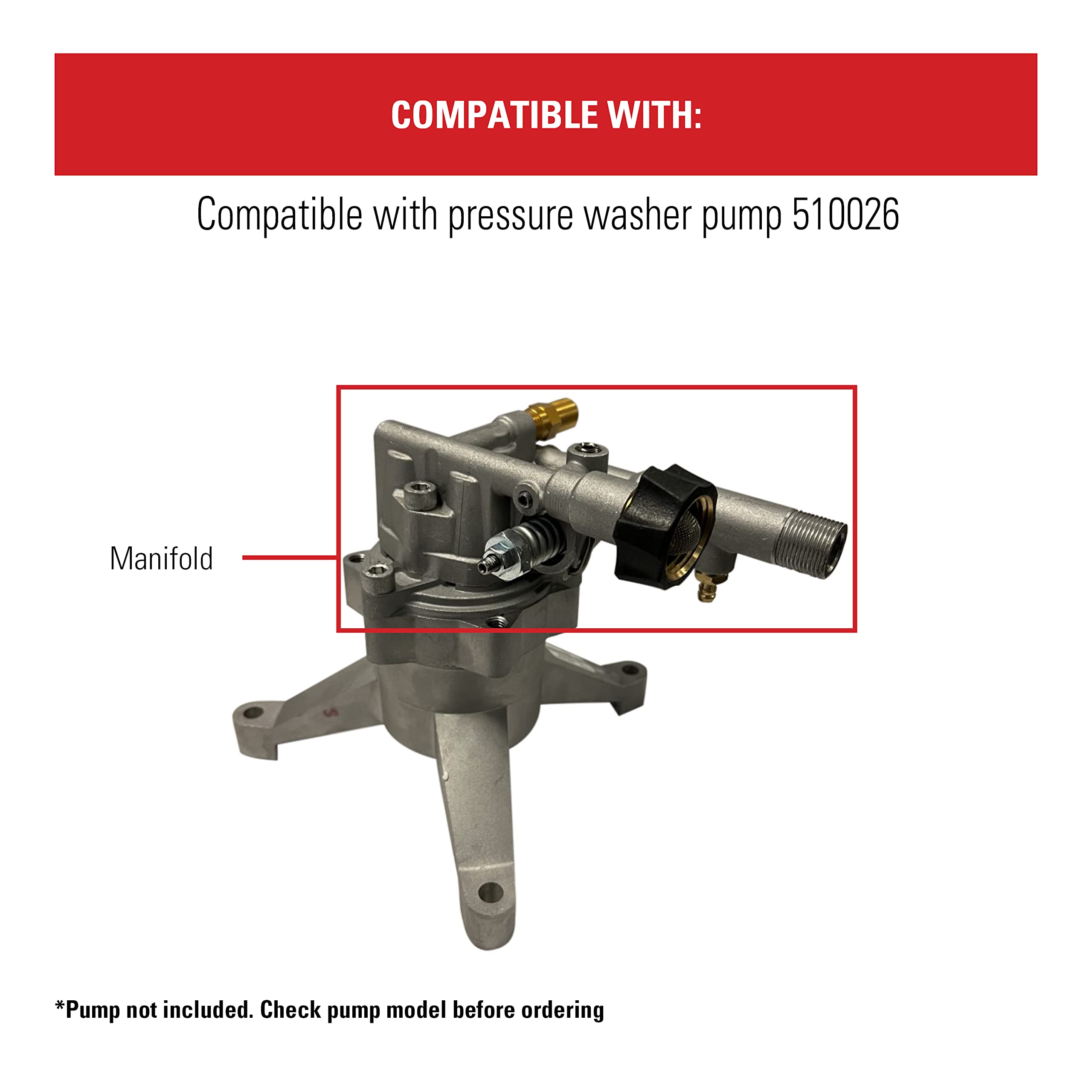 Simpson Pressure Washer Pump Kit for OEM 510026 - Home & Car Cleaning