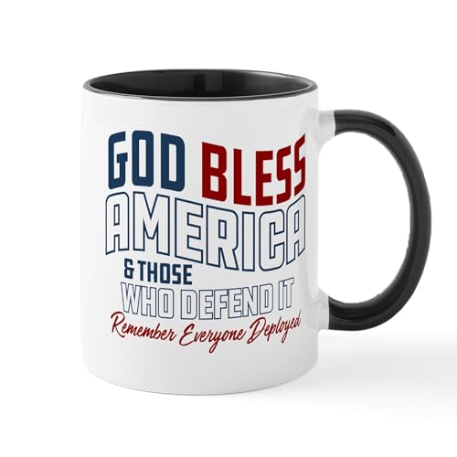 White/Black Inside - Army God Bless America