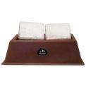 High Country Plastics Double Salt Block Holder for Livestock - Durable & Weather-Resistant Mineral Feeder for Horses, Cows & Goats - Perfect for Pasture, Barn & Stable Use