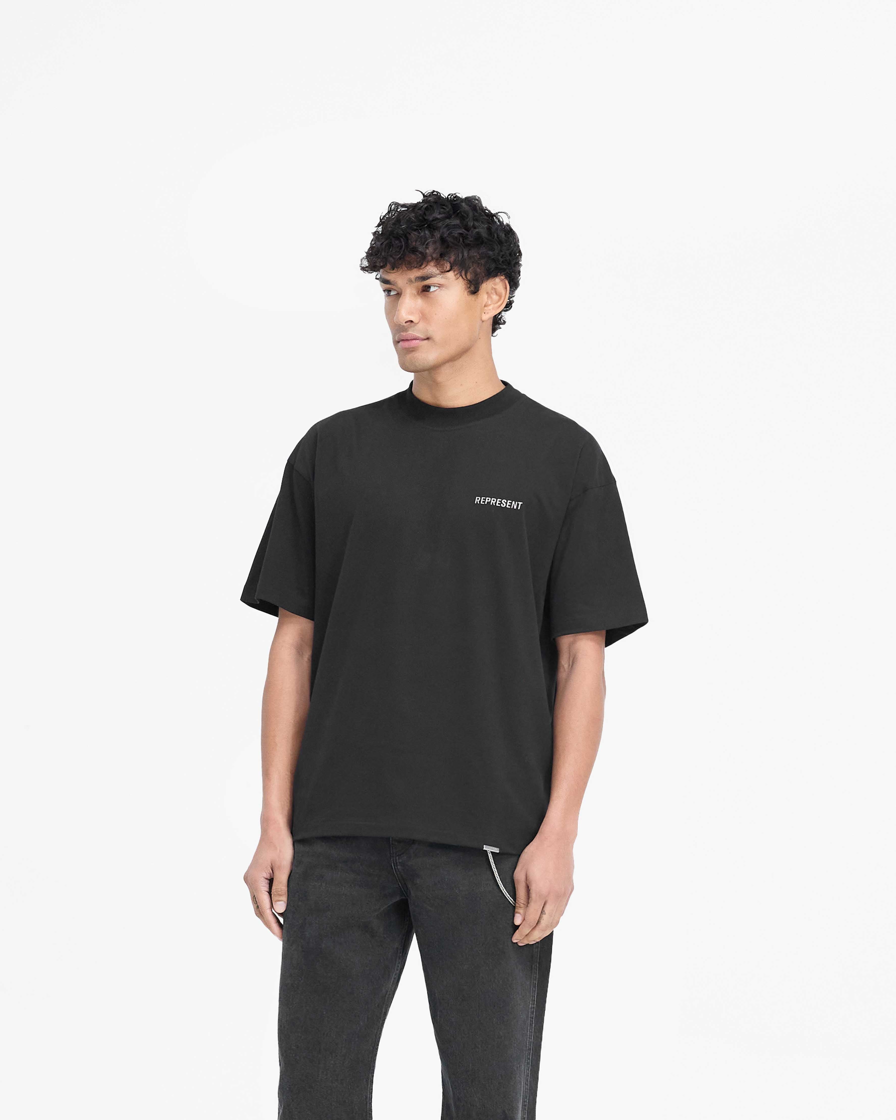 Block Logo T-Shirt - Jet Black | Stylish Men's & Women's Casual Tee for Everyday Wear & Street Fashion