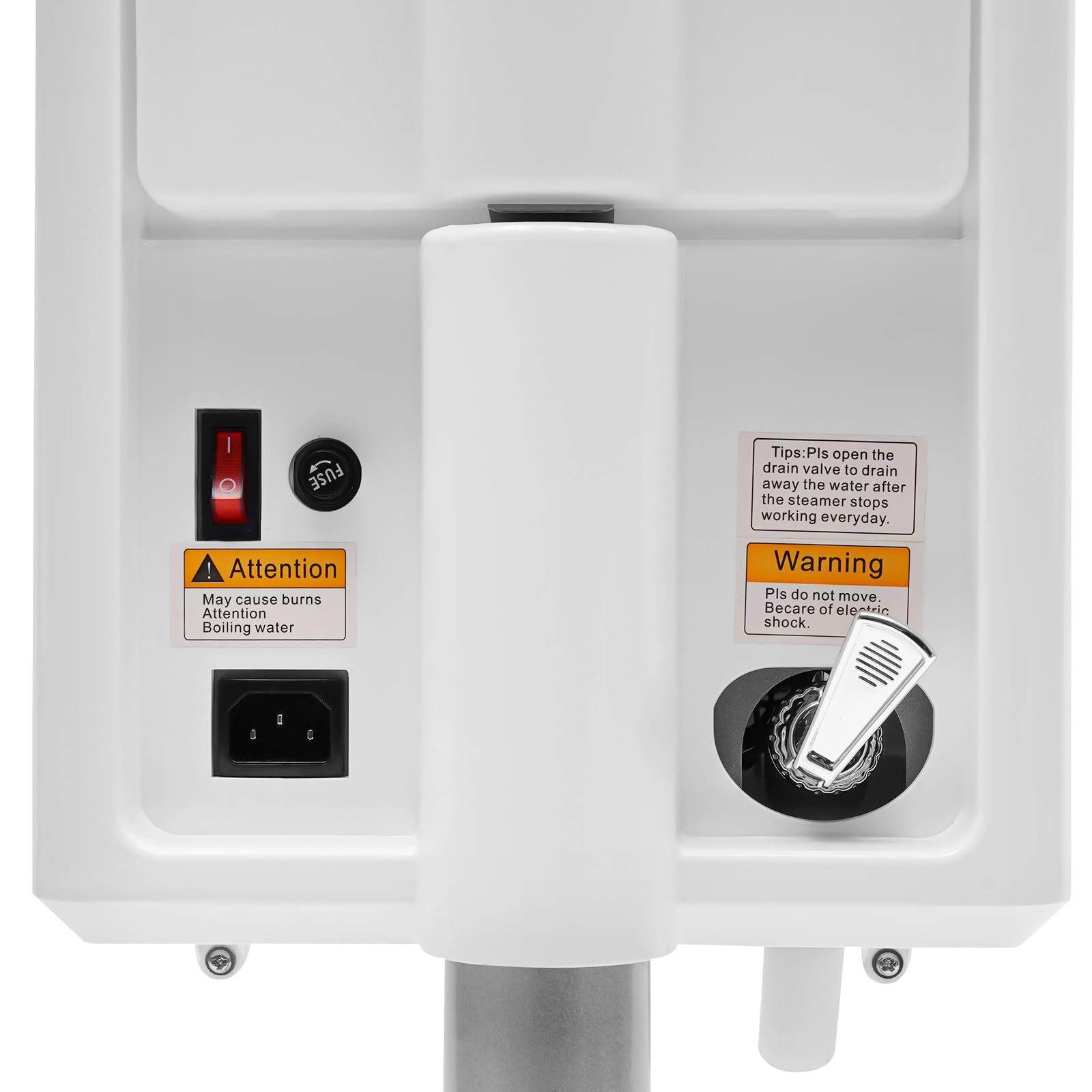 500W Nano Salon Hair Steamer with Negative Ion Technology - Vertical Hair Steamer for Perm, Dyeing & Deep Conditioning at Home or Barbershop | Smart Touch Control Display | Perfect for Natural Hair Care & Styling Treatments
