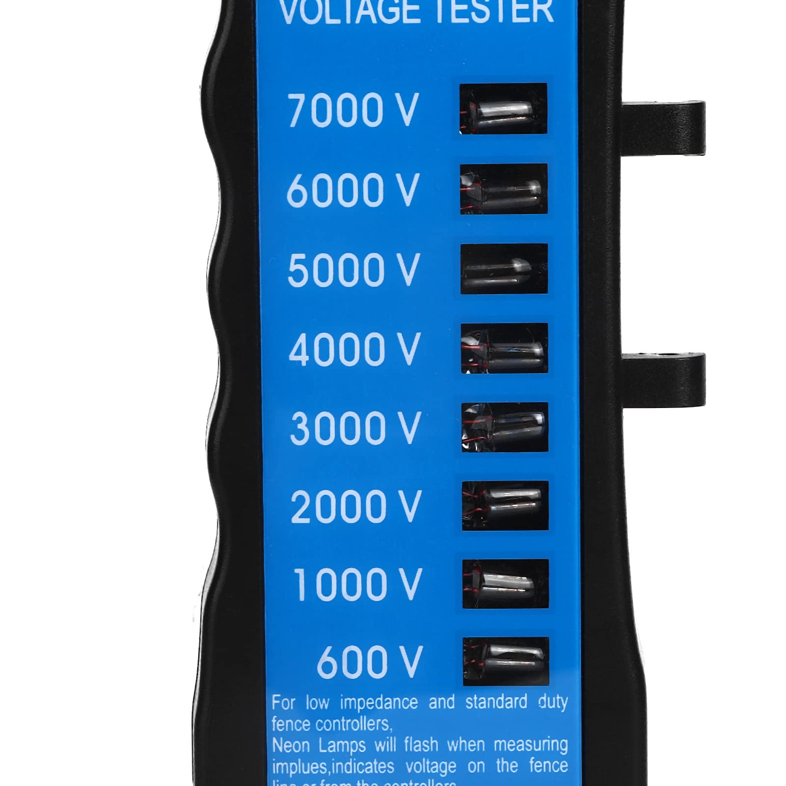 Atyhao 7KV Electric Fence Voltage Tester - Cold Resistant, Waterproof, 8 LED Lights, Low Impedance for Agricultural Use - Ideal for Farm Fencing, Livestock Containment, and Perimeter Security