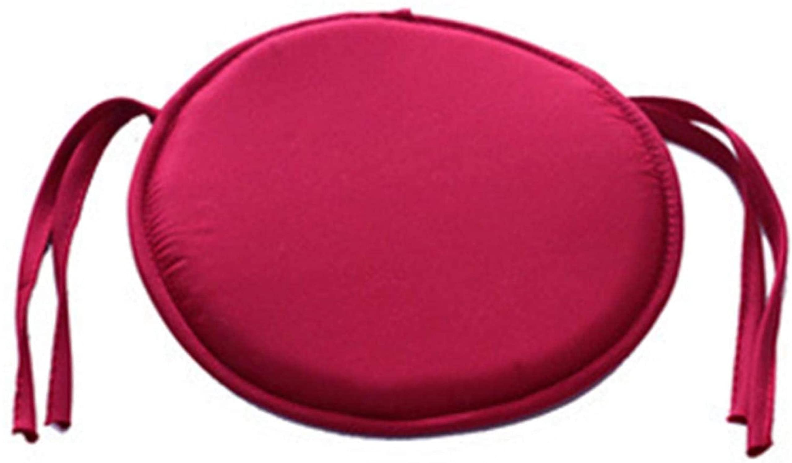 SRHMYJJ Round Chair Cushions with Ties - Set of 6 Seat Pads for Dining Chairs, Kitchen, Garden & Bistro - Removable Washable Cover for Indoor & Outdoor Use - Perfect for Living Room, Patio, Office & Shop - Comfortable Home & Commercial Seating Solution