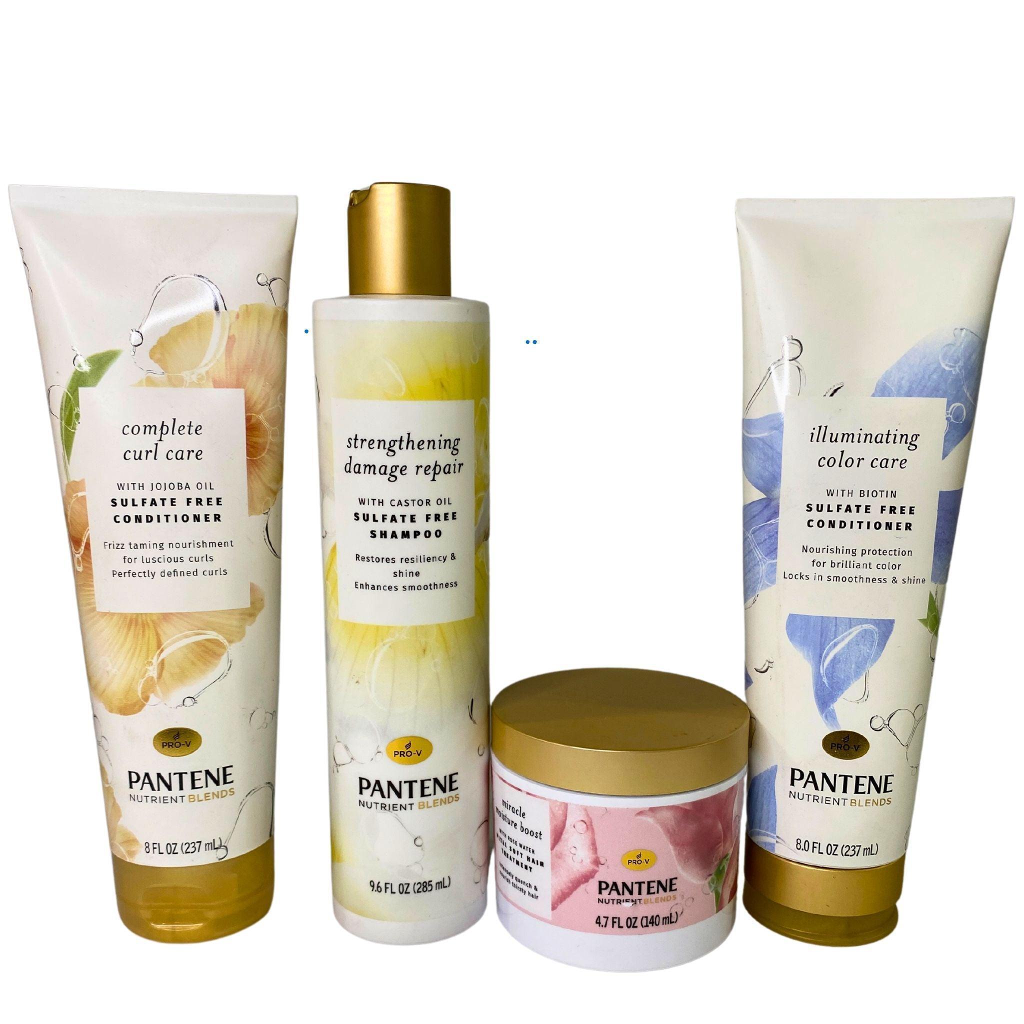 Pantene PRO-V Nutrient Blends Hair Care Variety Pack (50 Pcs) - Perfect for Salons, Travel & Daily Hair Care Routine