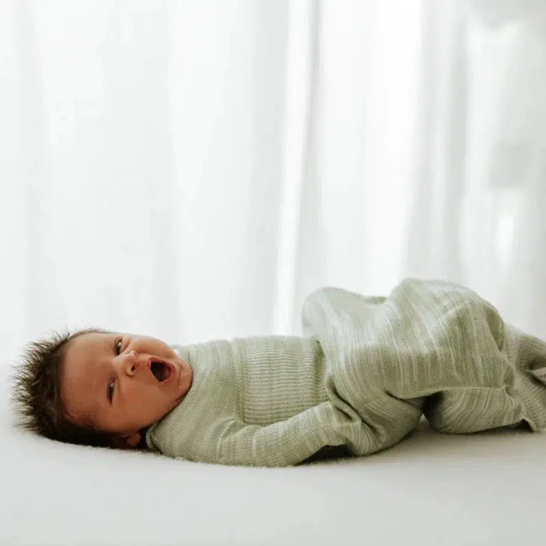 Swaddelini Bamboo Swaddle Sleep Sack - Soft & Breathable Baby Swaddle Blanket for Newborns to 6 Months, Mint Green - Perfect for Nighttime Sleep & Naptime Comfort