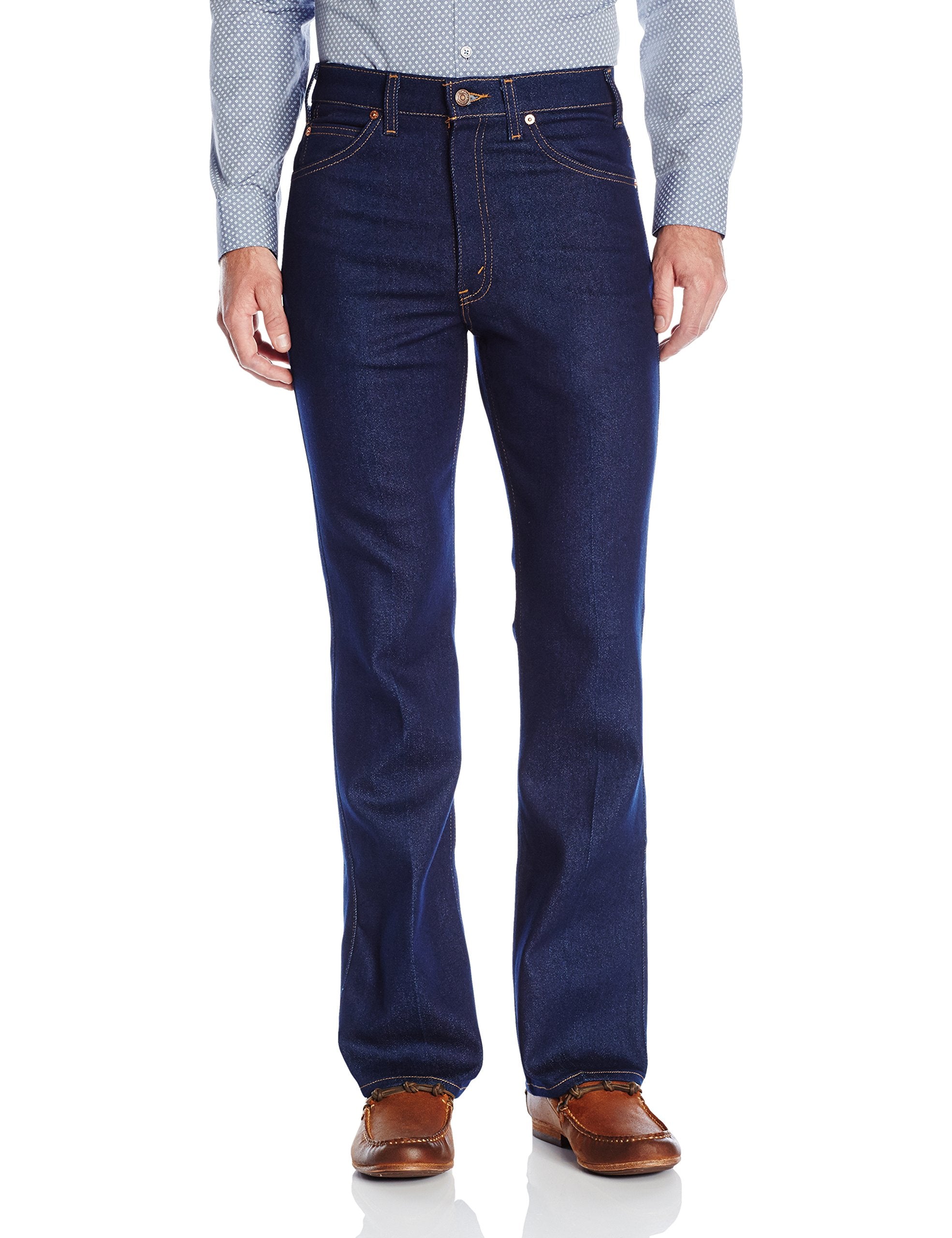 LEVI'S 517® Boot Cut Jeans for Men - Stretch Denim Pants in Classic Indigo Blue | Comfortable & Stylish for Casual Wear, Work & Night Out
