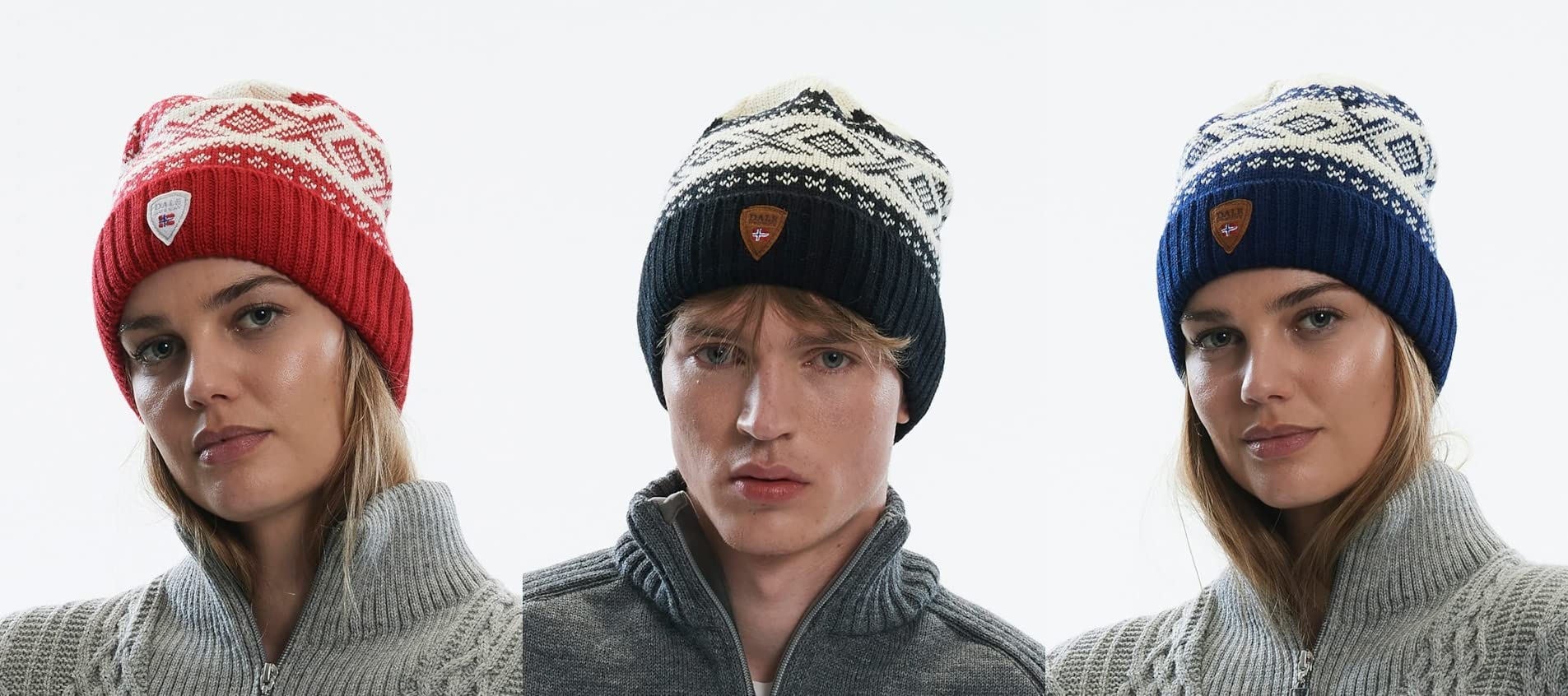 Dale of Norway Cortina 1956 Unisex Wool Beanie - 100% Lightweight Merino Wool Winter Hat for Men & Women - Warm Knit Cap for Skiing, Snowboarding & Outdoor Activities