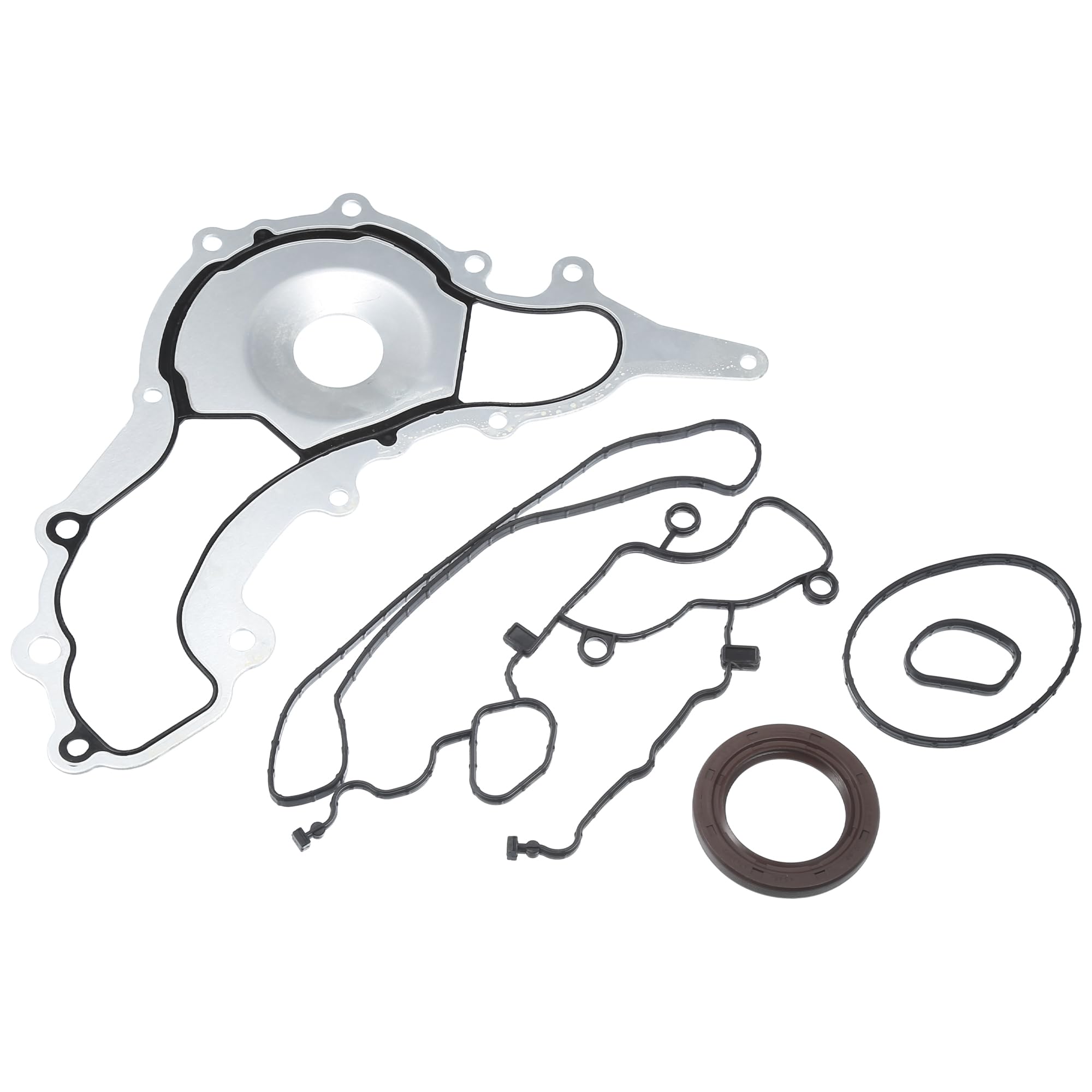 uxcell Timing Cover Gasket Replacement Set No.68078604AA/K68078604AA/05184987AB/68078604AA - Compatible with Chrysler, Dodge, RAM 1500 - Engine Repair & Maintenance Part