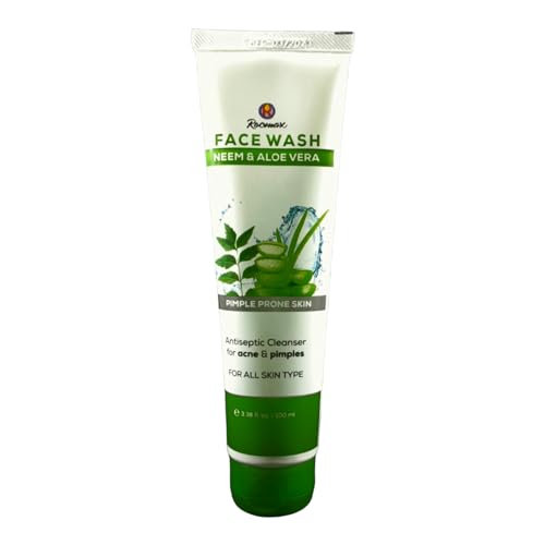 NILIND Herbal Neem & Aloe Vera Face Wash for Acne & Pimples - 100ml | Gentle Cleanser for Oily & Sensitive Skin | Daily Skincare Routine