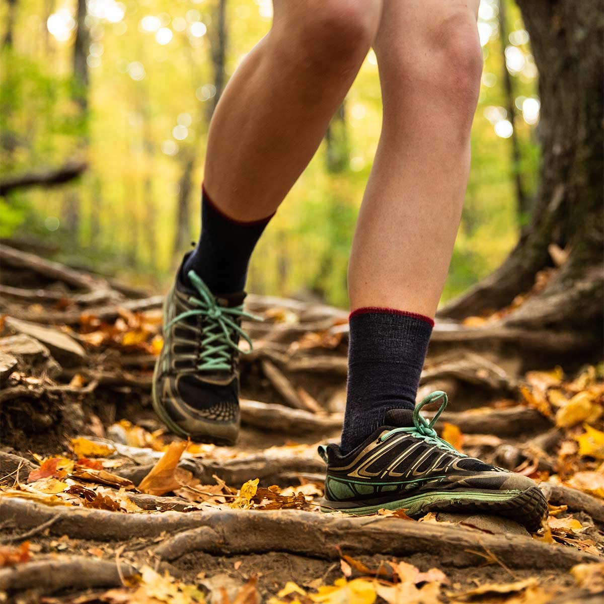 Premium USA Made Merino Wool Crew Socks for Hiking & Outdoor Adventures - Durable, Breathable & Moisture-Wicking for Trail Running, Camping & Mountain Climbing