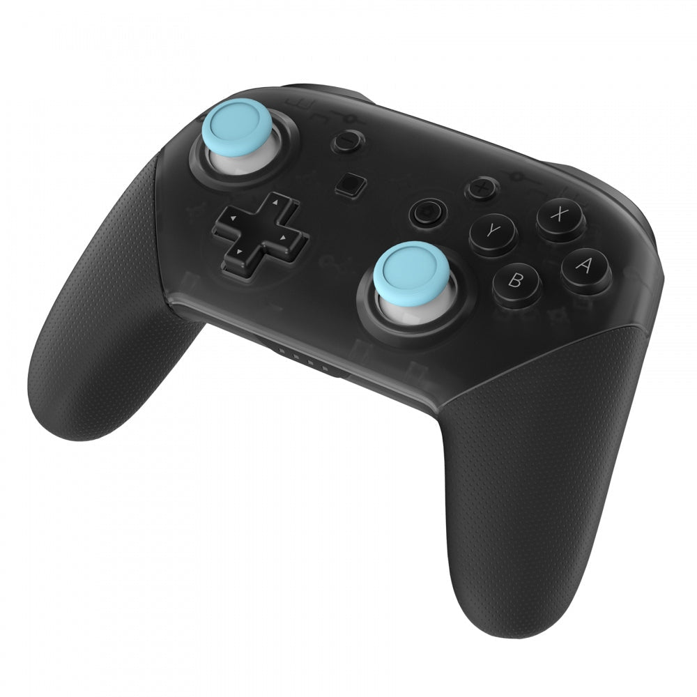eXtremeRate 4 Pairs 3D Replacement Joystick Thumbsticks for Nintendo Switch Pro Controller - Cherry Blossom, Mint Green, Sky Blue & Light Violet | Enhanced Grip for Gaming, Perfect for Long Play Sessions & Competitive Gaming