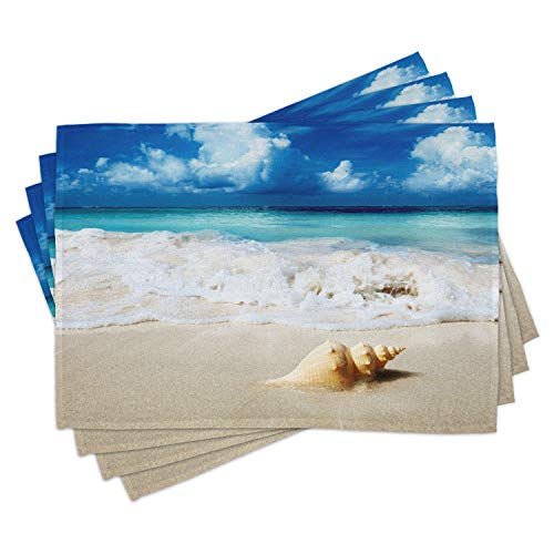 Sand Brown Aqua Blue