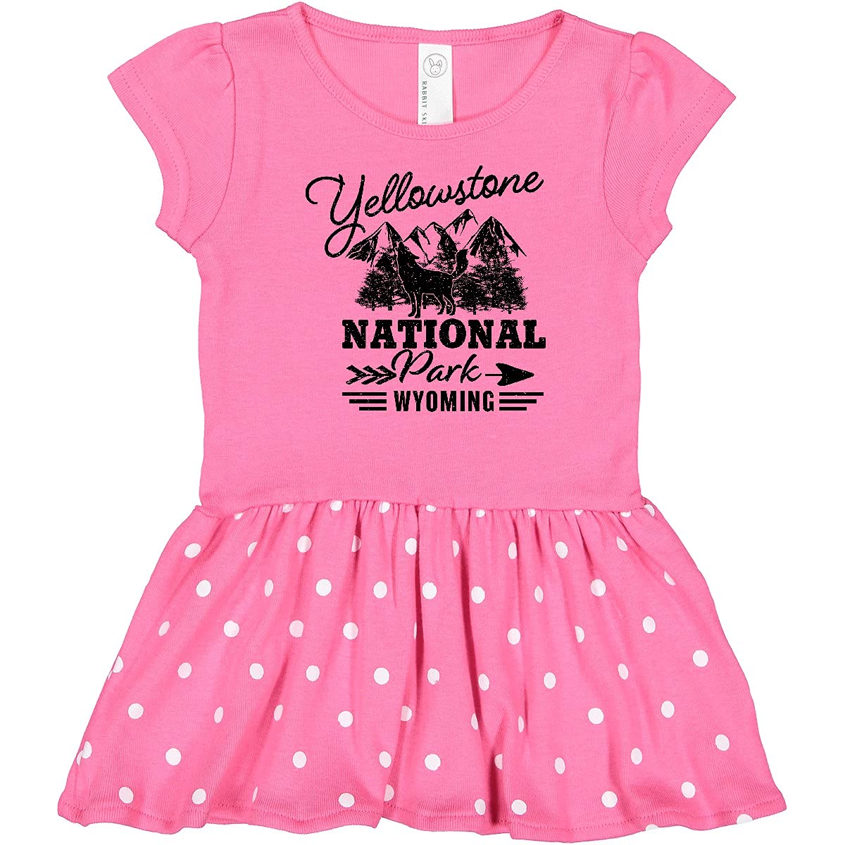 Inktastic Wyoming Yellowstone National Park Baby Girl Dress - Cute & Comfortable Infant Outfit for Travel, Photos & Special Occasions