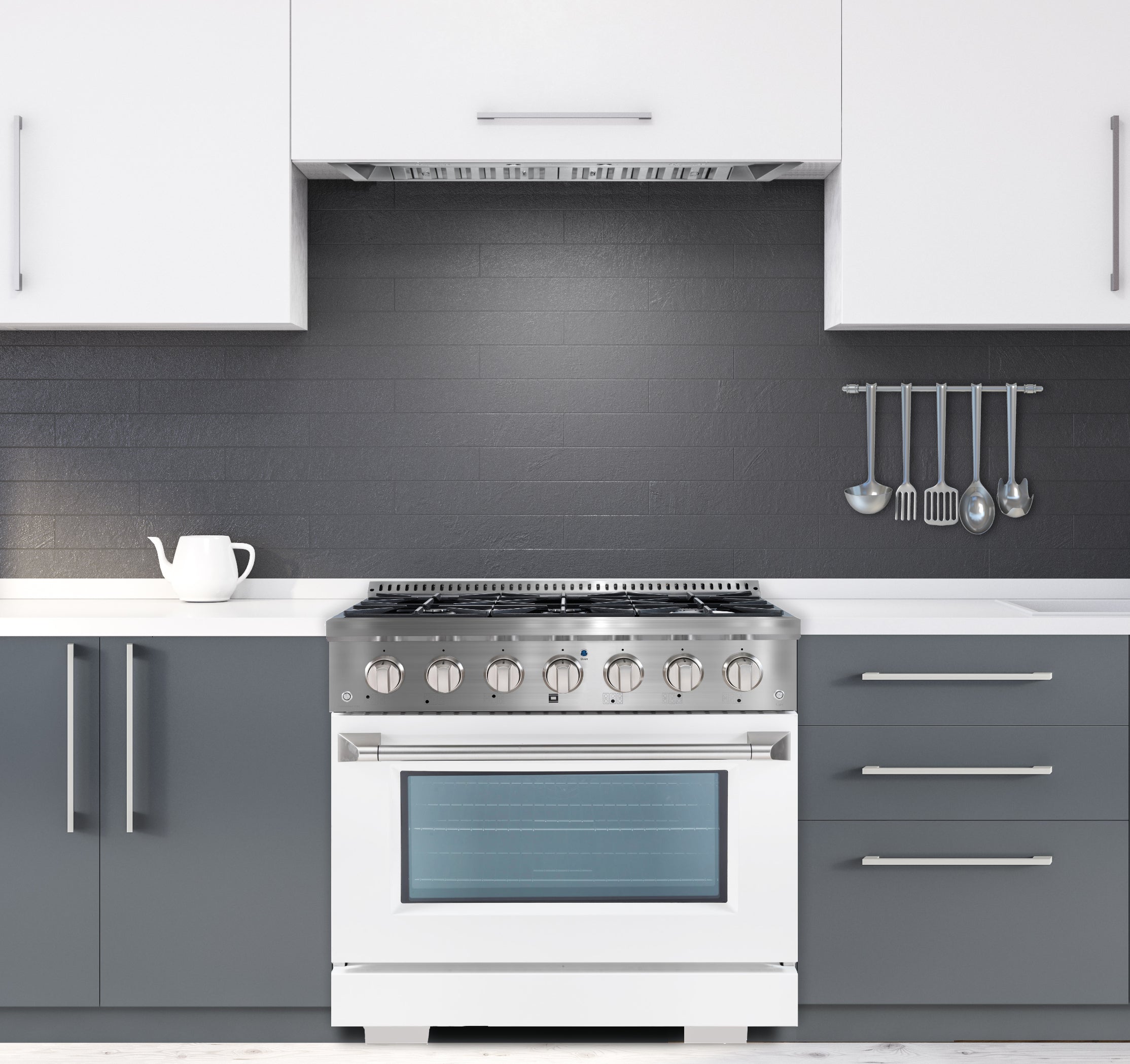 Ancona 2-Piece Kitchen Appliance Set - 36