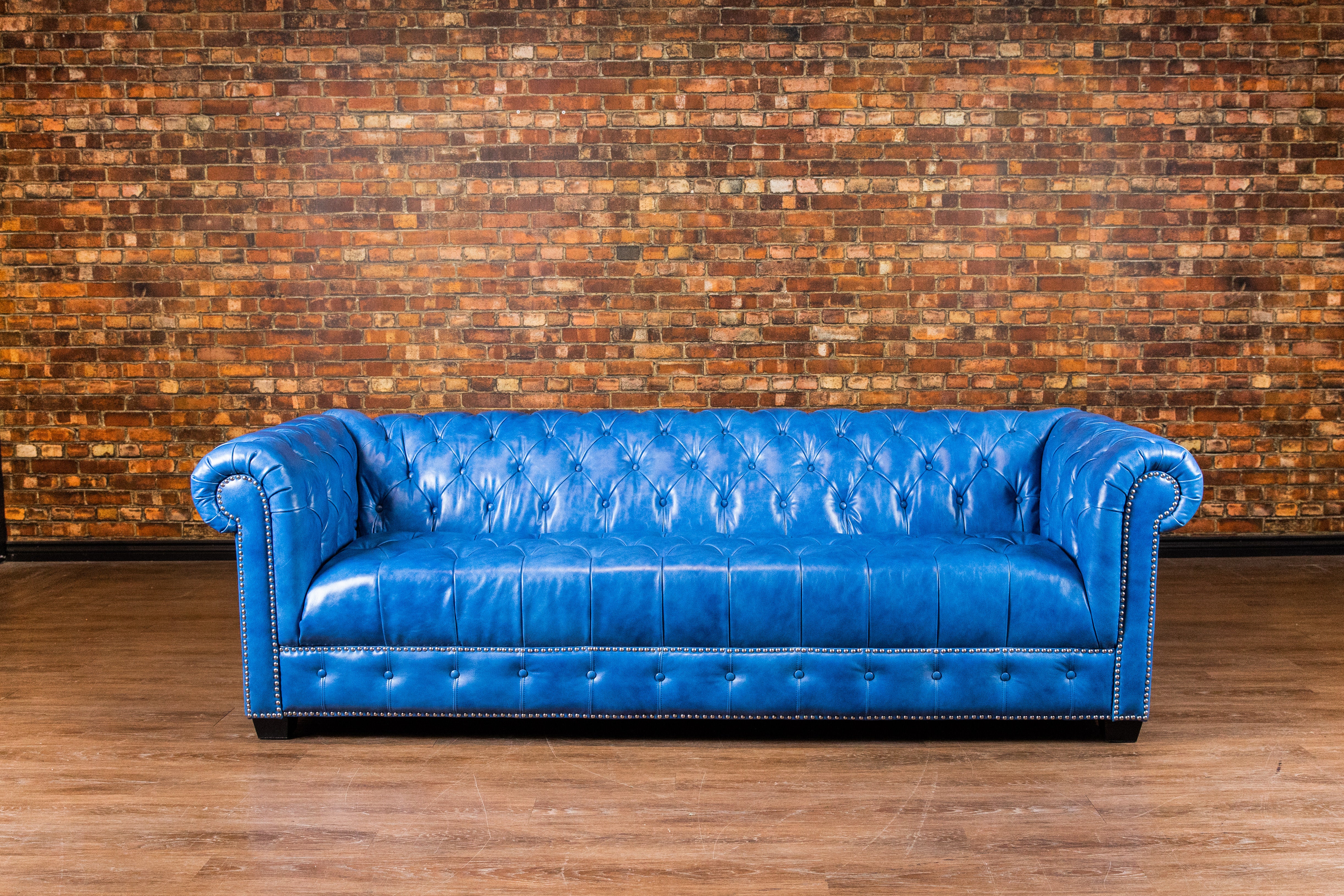 Royal Britannia Genuine Leather Sofa - Luxurious Comfort for Living Room, Office & Lounge - Premium Quality & Elegant Design