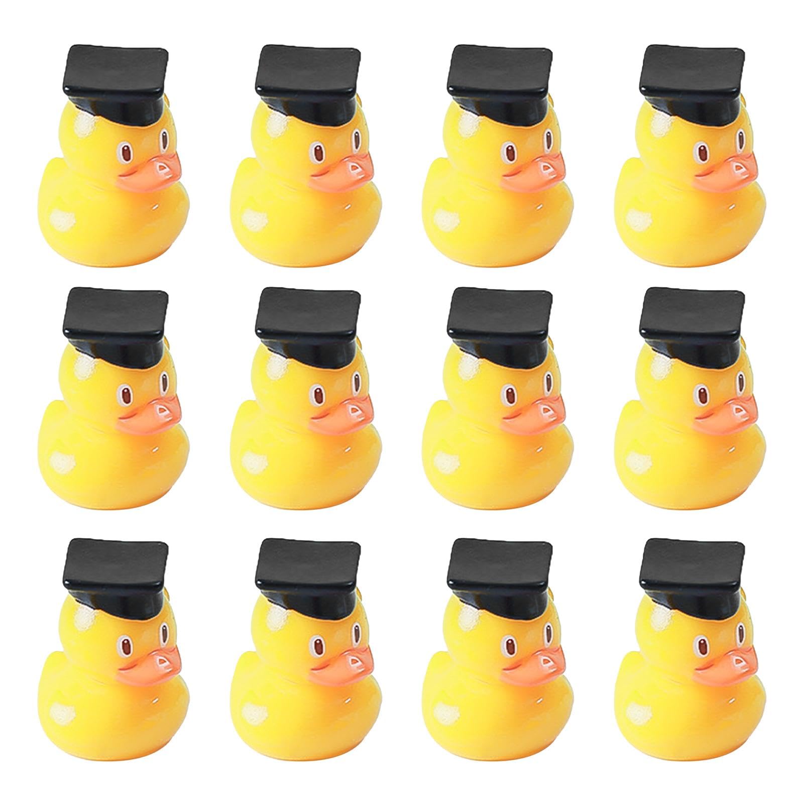 Yellow Graduation Duck with Cap - Funny Bachelor's Degree Novelty Duck for Pool Party Decorations | Graduation Party Favors, Keepsakes & Pool Float Decor - Perfect for Graduation Celebrations, Pool Parties & Gift Giving
