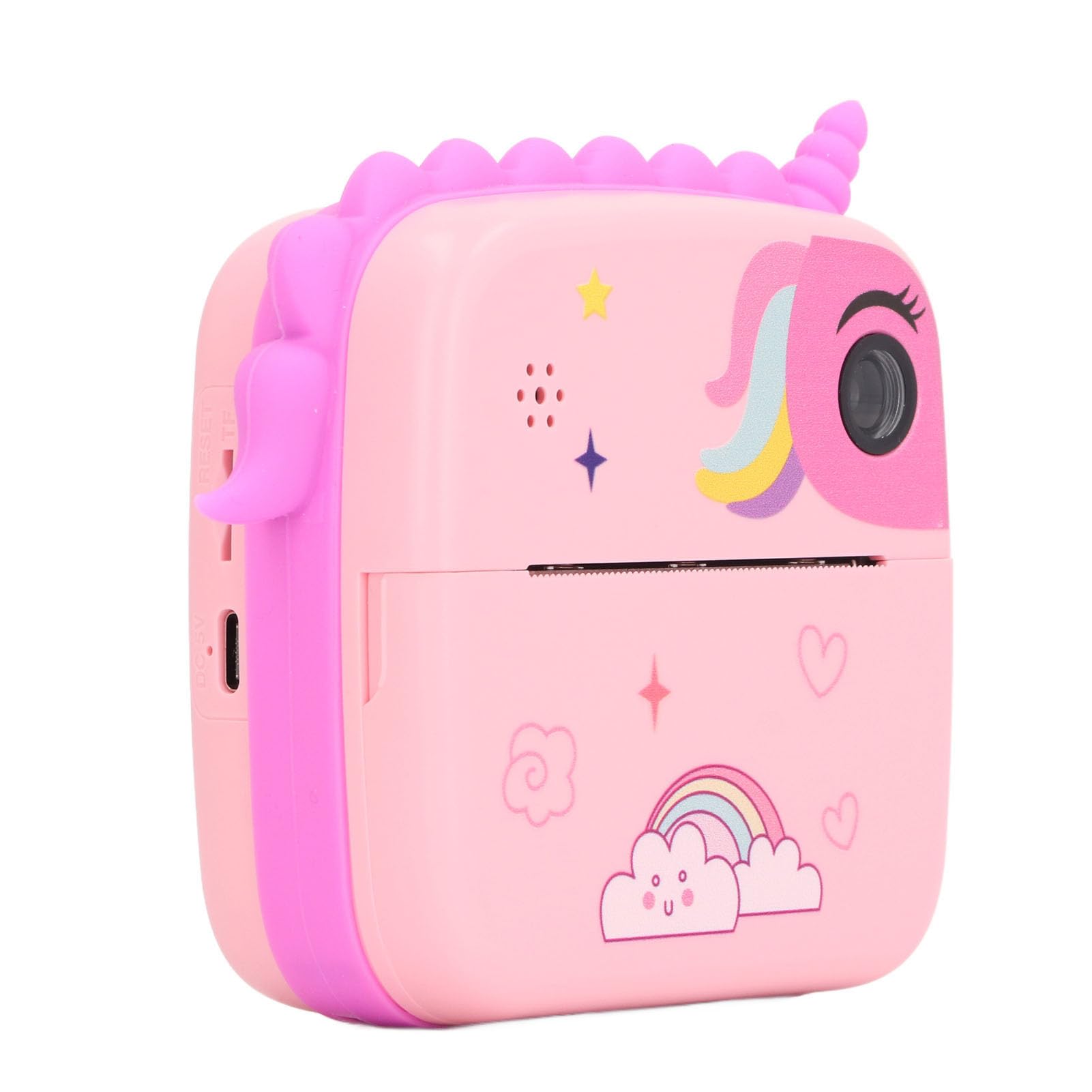 HD Kids Digital Camera Toy - Instant Print Selfie Camera for Toddlers with Clear Shots & Multiple Functions (Pink) | Perfect for Birthday Gifts, Travel Souvenirs & Creative Photography Fun