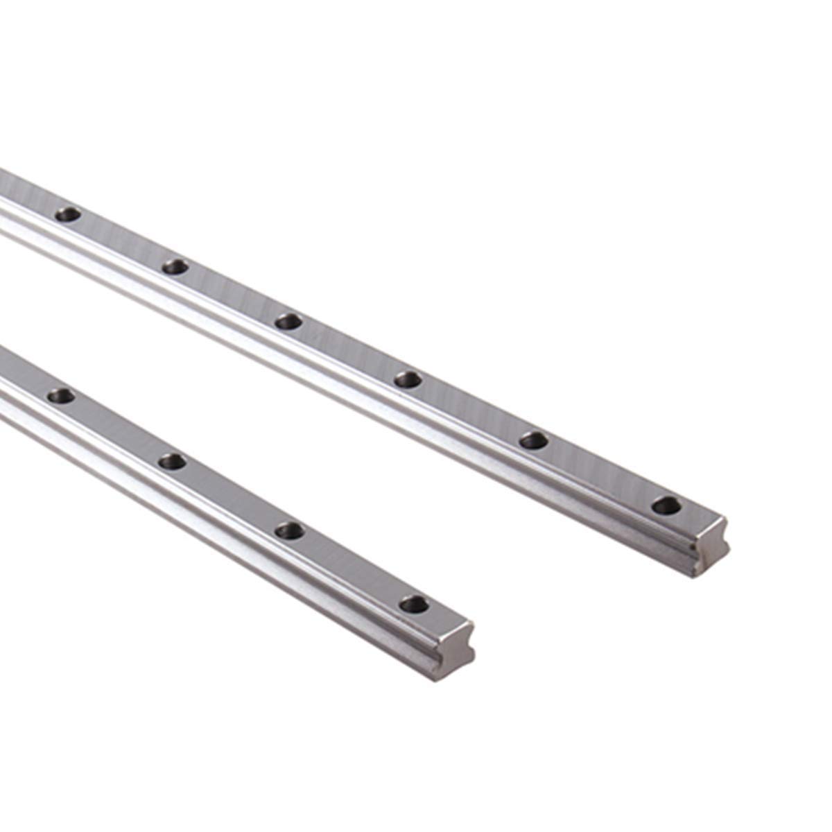 HGR20 1500mm Linear Guide Rail Kit (2PCS) with HGH20CA Carriage (4PCS) - Includes Wrench, Plastic Dust Caps & Screws for CNC Routers, Lathes, Mills & 3D Printers | Perfect for DIY CNC Machine Building & Precision Motion Control Projects