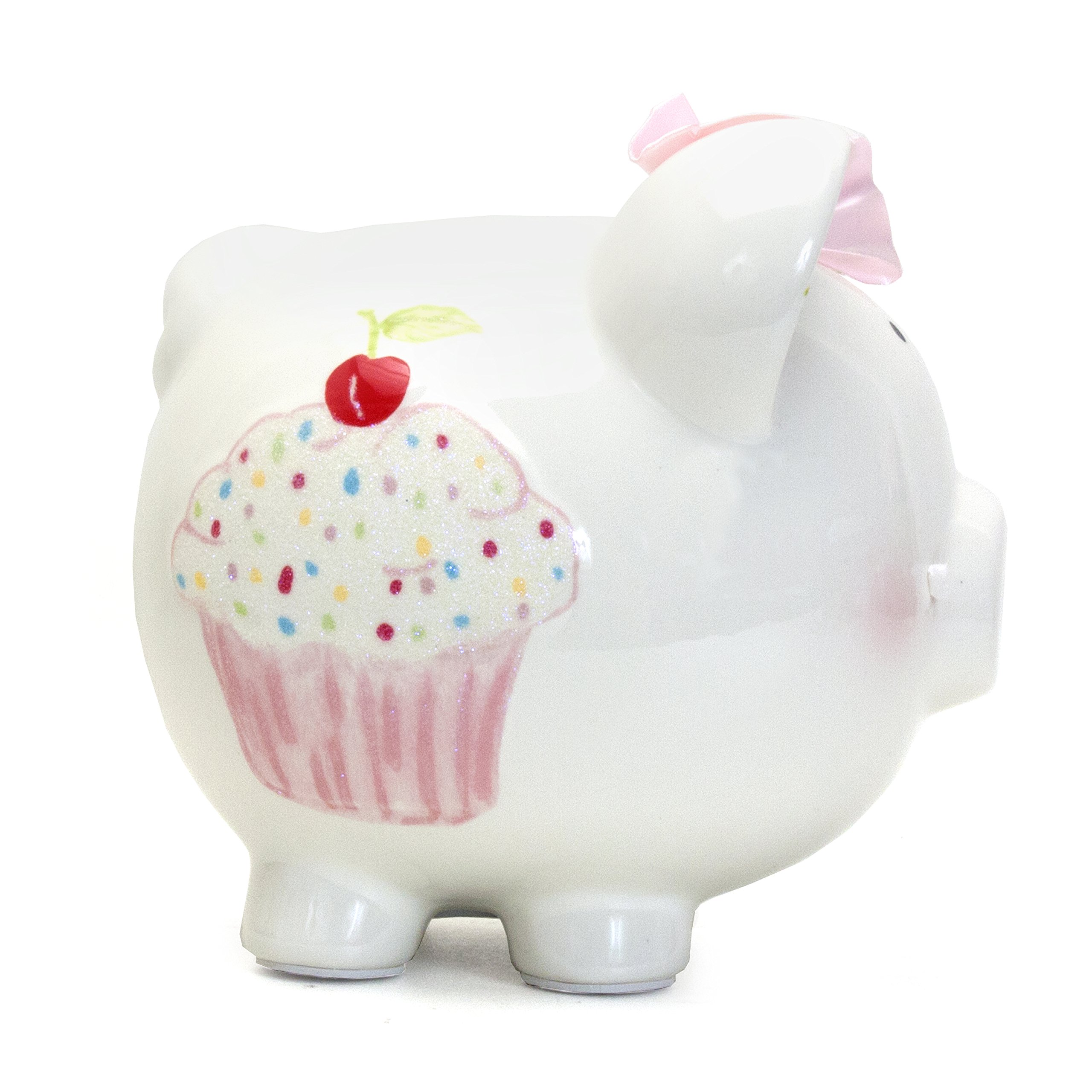 Ceramic Piggy Bank for Kids - Sprinkle Cupcake Design, Cute Money Saving Bank for Girls & Boys | Perfect Gift for Birthdays, Christmas & Savings Goals