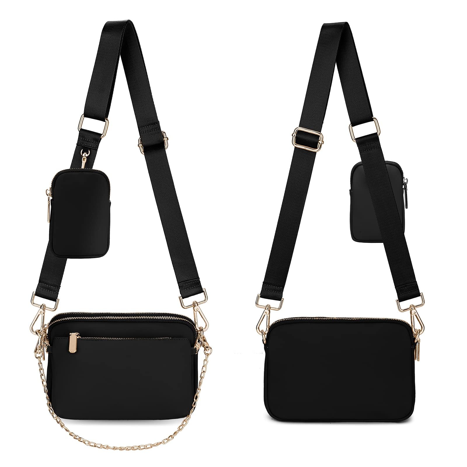 Uromee Women's Crossbody Bag - Adjustable Strap for Travel & Hiking