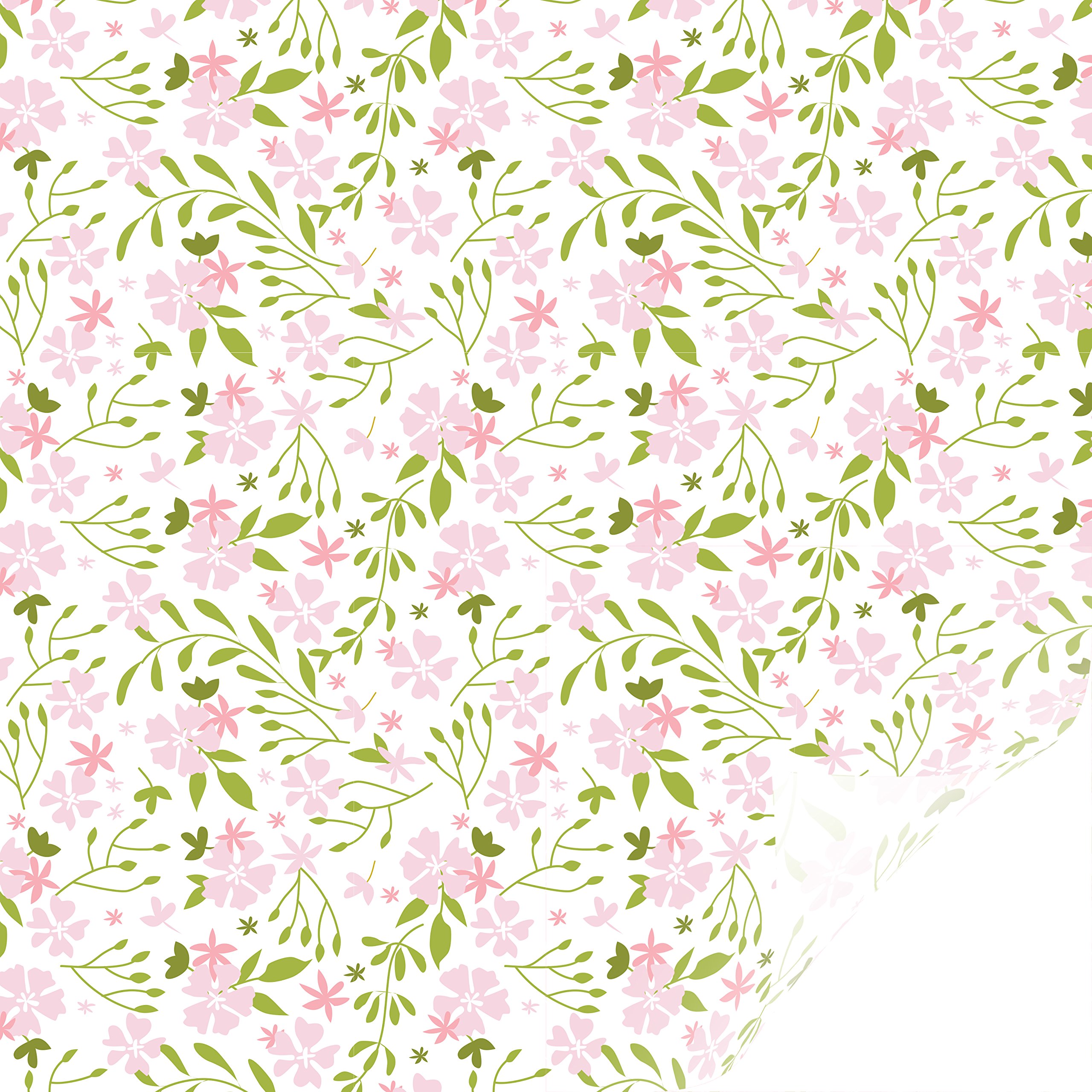 Cricut Patterned Iron On Vinyl - In Bloom Pink, 12