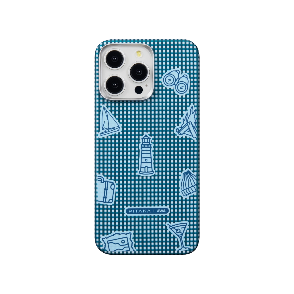 PITAKA x AWA MagEZ Case 5 for iPhone 15 Pro & Pro Max - Slim Protective Magnetic Phone Cover with Wireless Charging | Perfect for Work, Travel & Everyday Use
