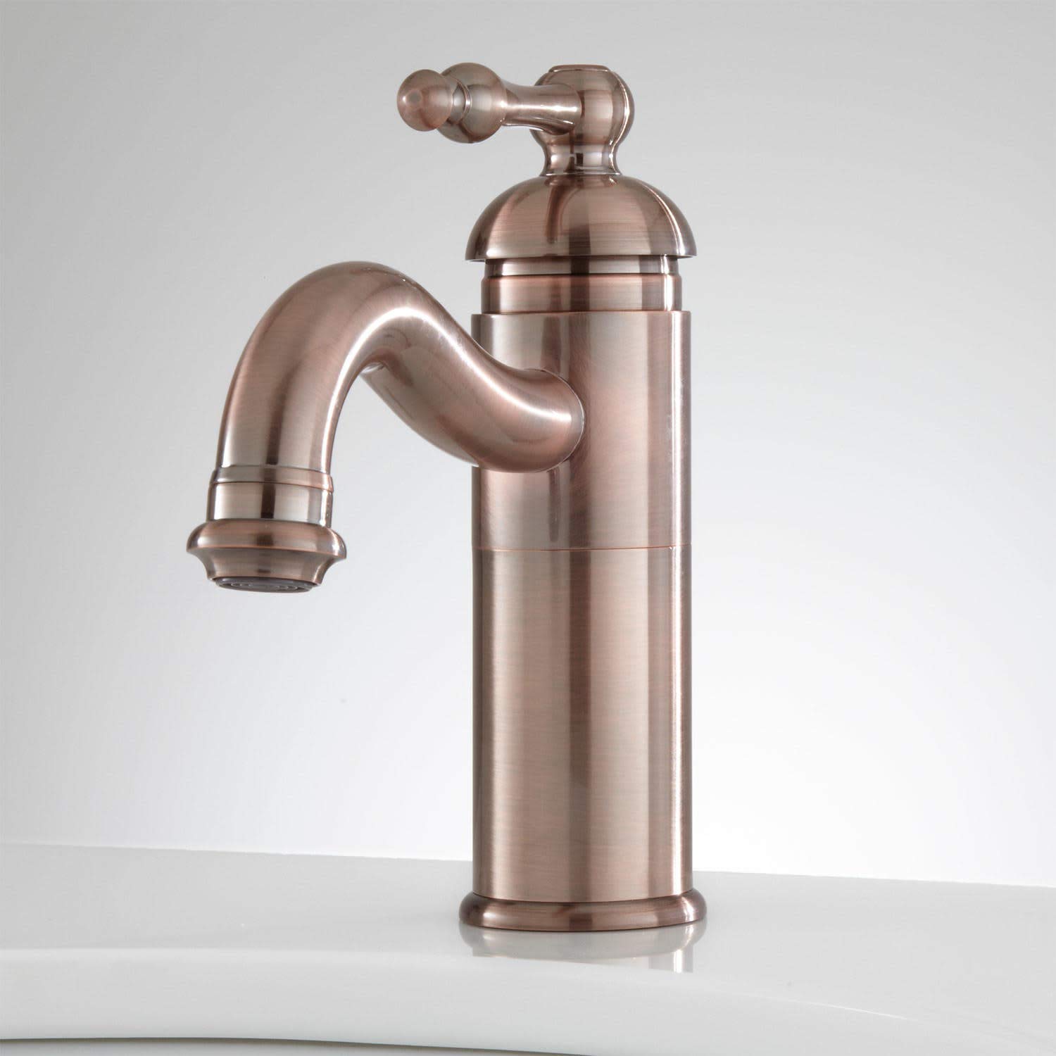 Signature Hardware 921442 Lebroc Single Hole Bathroom Faucet with Pop-Up Drain Assembly - Modern Chrome Finish for Vanity Sink, Perfect for Bathroom Remodeling and Home Upgrade
